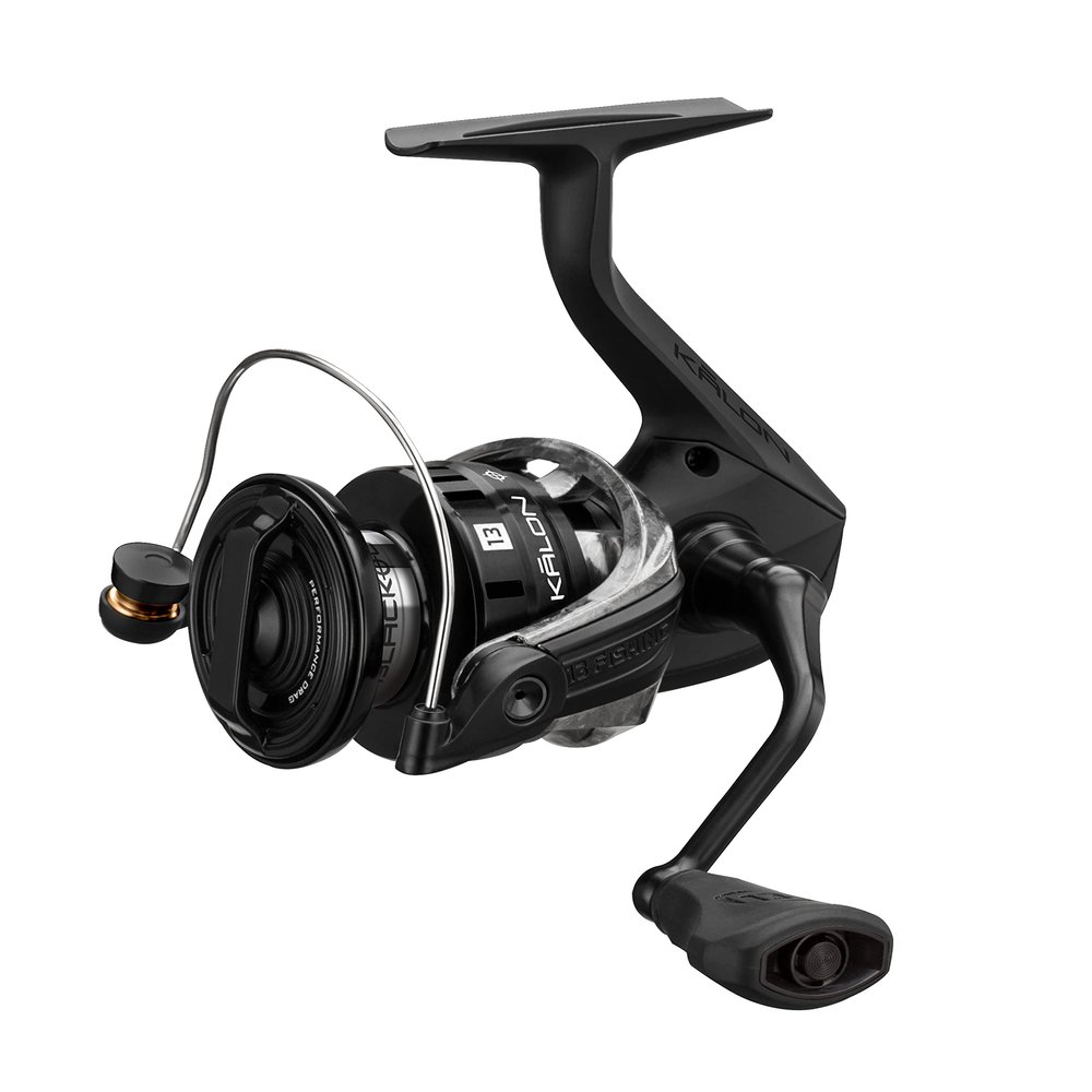 13 Fishing - Kalon O Blackout Spinning Reel - 5.2:1 Gear Ratio - 4.0 Size (Salt+Fresh) - KLO-5.2-4.0