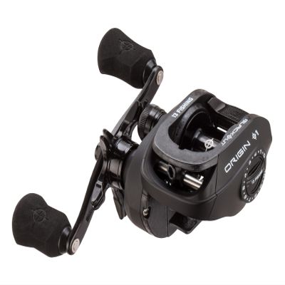 13 Fishing - Origin O1 Blackout Baitcast Reel - 7.3:1 Gear Ratio - Right Hand Retrieve (100 Size) (Fresh) - OBO1-7.3-RH