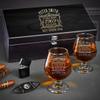 Custom Cognac Gift Set - Ebony Box view 1