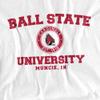 Ball State University Official Circle Logo Unisex Adult T-Shirt, White, 5X-Large view 2