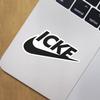 David Icke Like Conspiracy Theory Vinyl Sticker Art Decal view 2