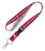 Caseys Alabama Crimson Tide Lanyard with Detachable Buckle 1" Width - Heathered/Jersey Print view 1