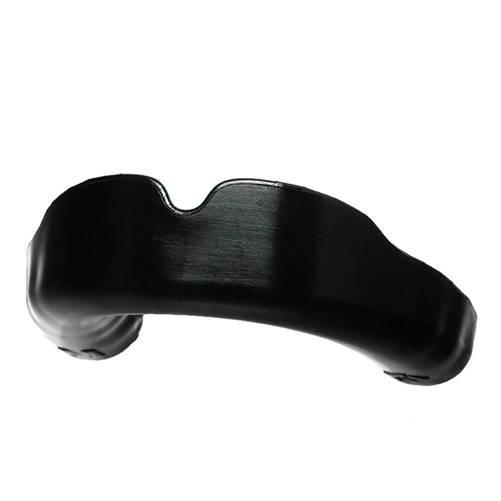 GuardLab APEX Lite Sports Mouthguard for Football, Basketball, Boxing, Wrestling, Soccer, BJJ, Hockey, MMA | Adults & Youth | Pre-Indented for a Precise Fit | Case Included (APEX LITE, Small Black)
