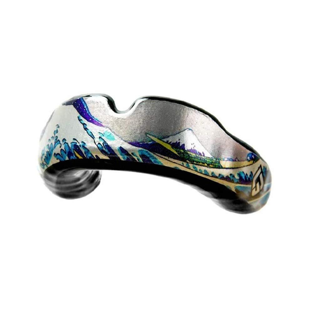GuardLab APEX Mouthguard w/Case | Football, Basketball, Boxing, Wrestling, Soccer, Karate, Hockey, MMA | Adult & Youth | Pre-Indented for a Precise Fit (APEX/Kanagawa, Medium)