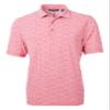 Cutter & Buck mens Short Sleeve Virtue Eco Pique Botanical Print Polo Shirt, Red, Small US view 1