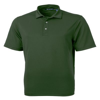 Cutter & Buck Men's Short Sleeve Virtue Eco Pique Recycled Polo Shirt, Hunter, XLarge