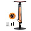 GOBKO Bike Pump with Gauge,Bicycle Floor Pump for Presta and Schrader Valves Bike Tire Pumps Inflator High Pressure 160PSI & 11BAR Portable Air Pump for Road Bike Car MTB Sports Balls view 1