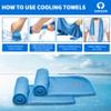 Sukeen Cooling Towels(40"x12") for Neck & Head, Soft Breathable Chilly Towel for Yoga, Golf, Gym, Camping, Running, Workout & More Activities view 3