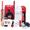 CW Storm Full Cricket Set Full Batting Set for 14+ & Above All Old Years Sports Accessories with Training Bag Sports Gears Combo Set of 9 Pieces Equipment Athletic & Outdoor Package view 1