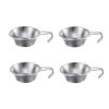 CAMPINGMOON 2pcs/4pcs Set Stainless Steel Camping Sierra Cup 310ml (4pcs Set) view 1