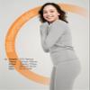 LAPASA Women Thermal Shirt (Pack 1) Top Long Sleeve Undershirt Crew Neck Lightweight Thermoflux 300 Extra Warm Soft Baselayer L42 X-Large Light Heather Gray view 2