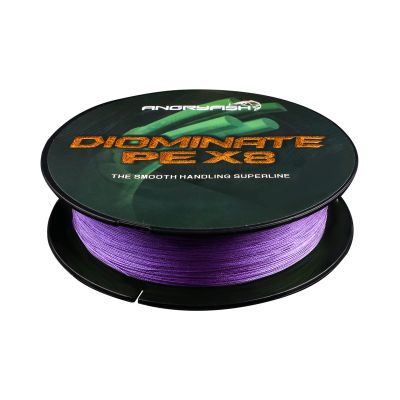 ANGRYFISH 4 Stands 500M/547Y Super Strong Braided Fishing Line Abrasion Resistant Superline Zero Stretch Small Diameter(Purple,5LB/0.06MM/547YDS)