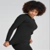 LAPASA Women Thermal Shirt (Pack 1) Top Long Sleeve Undershirt Crew Neck Lightweight Thermoflux 300 Extra Warm Soft Baselayer L42 XX-Large Black view 2