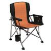 LEADALLWAY Folding Camping Chair Oversized Collapsible Camp Chair with Cup Holder and Removable Storage Bag, Heavy Duty Support 350 LBS, Portable Lawn Chair for Outdoor view 1