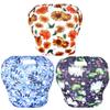 Wegreeco Baby & Toddler Snap One Size Adjustable Reusable Baby Swim Diaper (Plant, Small, 3 Pack) view 1