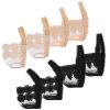 Healifty 4 pairs detachable shoe straps lace flower ankle straps belt band reusable high heels shoe belts for holding loose high heels pumps black beige view 1