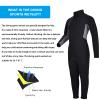 REALON Kids Wetsuit for Girls Boys Toddler and Youth 3mm Neoprene Child Full Wet Suits Warm in Cold Water Thermal Swimsuit Back Zip for Swimming Diving Jet Skiing Surfing view 3