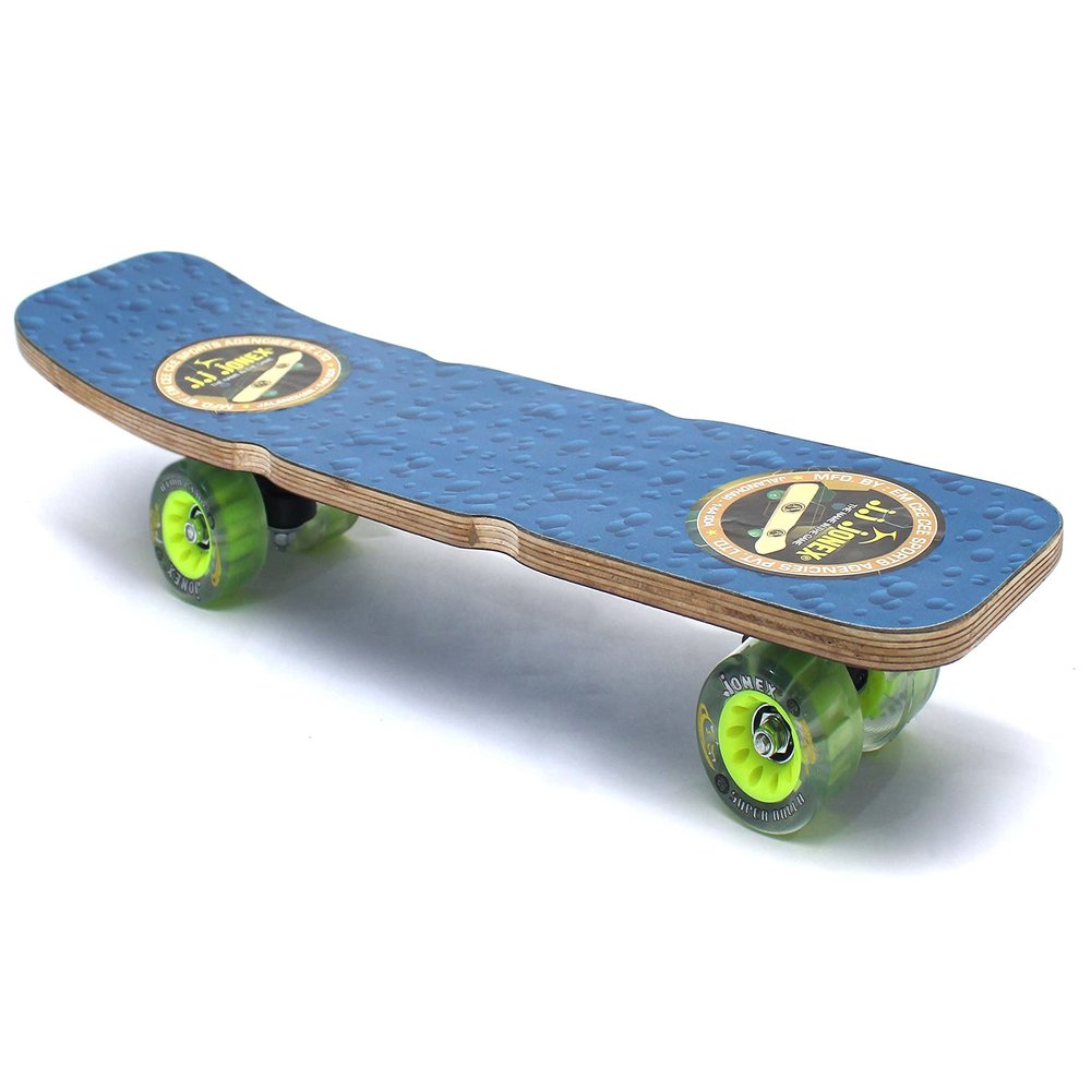 JJ Jonex Wooden Skateboard for Senior (Multicolor , Rollo Curved Medium)