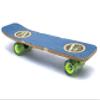 JJ Jonex Wooden Skateboard for Senior (Multicolor , Rollo Curved Medium) view 1