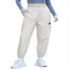SANGTREE Girls Cargo Pants, Elastic Waist Drawstring Loose Tapered Multi Pockets Cargo Jogger Pants for Girl Beige, 7-8 Years Big Kid = Tag 140 view 1