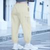 SANGTREE Girls Cargo Pants, Elastic Waist Drawstring Loose Tapered Multi Pockets Cargo Jogger Pants for Girl Beige, 7-8 Years Big Kid = Tag 140 view 2