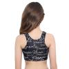 YONGHS Kids Girls Sports Bras Athletic Fashion Racerback Crop Tank Top for Yoga/Fitness/Workout/Gym Black 14 view 3