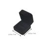 Holibanna Engagement Ring Box Flannel Proposal Ring Box for Proposal Engagement Wedding Birthday Black view 3