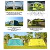 8 Person Tent, Family Cabin Tents, Outdoor Shelter Camping Hub Tent, Doors and 3 Windows with Mesh,Waterproof,Double Layer Camping Tent for The Garden (Size : A) view 3