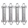 ZICRIC Tent Spring Buckle, 4Pcs Damping Spring Sunshade Heavy Duty Stainless Steel Awning Rope Tensioner Spring Camping Beach Tent Rope Tensioner Tent for Outdoor Camping Dog Training view 1