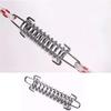 ZICRIC Tent Spring Buckle, 4Pcs Damping Spring Sunshade Heavy Duty Stainless Steel Awning Rope Tensioner Spring Camping Beach Tent Rope Tensioner Tent for Outdoor Camping Dog Training view 2