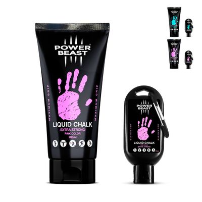 POWER BEAST Colored Liquid Chalk (Pink)