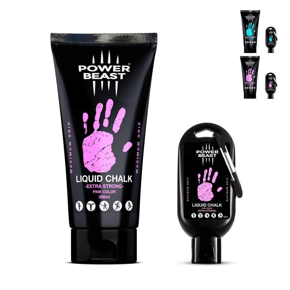 POWER BEAST Colored Liquid Chalk (Pink)