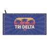 Bad Bananas BBGreek Tri Delta Official Vendor - Large Microfiber Beach, Picnic, Blanket - Retro Palms - Sorority Paraphernalia view 1