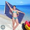Bad Bananas BBGreek Tri Delta Official Vendor - Large Microfiber Beach, Picnic, Blanket - Retro Palms - Sorority Paraphernalia view 3