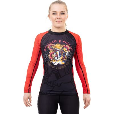 Tatami Fightwear Womens Chillin Eco Tech Recycled Long Sleeve Rashguard - XL