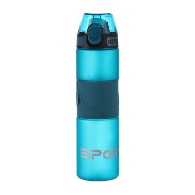HNGM Water Bottle Sport Water Cup Bottle Outdoor Travel Portable Leak Proof Drinkware Matte Plastic Fitness Kitchen Bottle No BPA water bottle (Capacity : 700ml, Color : CYAN)