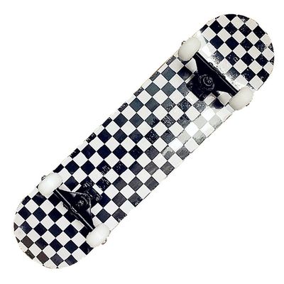 WZFANJIJ Skateboard for Beginners, 31 inch 9 Layers Maple Deck Pro Skateboard Complete Double Kick Concave Skate Board with Anti-Shock PU Wheels for Kids Adults Boys Girls,l