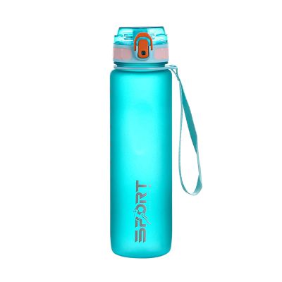 HNGM Water Bottle 1000ML Sports Bottle Outdoor Travel Portable Leak-Proof Beverage Pot Large Capacity Sports Fitness Bottle Water Cup water bottle (Capacity : 1.0L, Color : Light blue)
