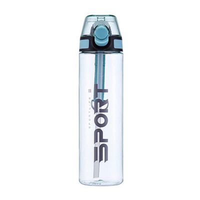 HNGM Water Bottle Sports Water Bottle 500ml 1000ml Outdoor Travel Portable Leak Proof Drink Plastic Drink Bottle Riding Equipment water bottle (Color : Light green)