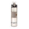 HNGM Water Bottle Sport Water Cup Bottle Outdoor Travel Portable Leak Proof Drinkware Matte Plastic Fitness Kitchen Bottle No BPA water bottle (Capacity : 700ml, Color : BEIGE) view 1