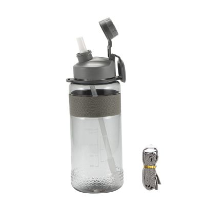 HNGM Water Bottle Sport Water Bottles Portable Gym Anti-fall Leak-proof 1000ml Large Capacity Fitness Kettle Plastic Drink Bottle BPA Free water bottle (Color : A)