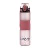 HNGM Water Bottle Sport Water Cup Bottle Outdoor Travel Portable Leak Proof Drinkware Matte Plastic Fitness Kitchen Bottle No BPA water bottle (Capacity : 700ml, Color : PINK) view 1