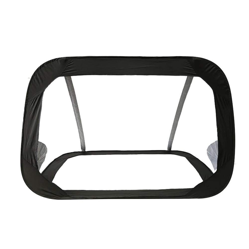 Soccer Goals Hua Outdoor Children's Football Goal with Pop-up Net, Portable and Easy to Install, Multifunctional Football Practice Training Gate, 120x85x85cm (Color : Black)