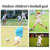Soccer Goals Hua Outdoor Children's Football Goal with Pop-up Net, Portable and Easy to Install, Multifunctional Football Practice Training Gate, 120x85x85cm (Color : Black) view 2
