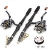 24T High Carbon Fishing Rod Reel Combination, Fishing Rod Reel Combo, Sea Fishing Rod, Trout Rod, Sea Bass Fishing Rod, Carbon Fiber Fishing Rod with Reel Combination Set 1.8m-3.0m ZYHYD view 2