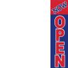 COBB PROMO Welcome Car Wash Now Open Advertising Rectangle Boomer Feather Flags Complete Kits with 3 Flag Poles and 3 Ground Spikes Pink Yellow Red view 3