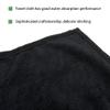 III HHONS Towel Hoodie Poncho Adult Outdoor Beach Towel Hoodie Black Coverup Robe Large Hooded Towels for Adult view 2
