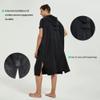 III HHONS Towel Hoodie Poncho Adult Outdoor Beach Towel Hoodie Black Coverup Robe Large Hooded Towels for Adult view 3
