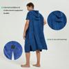 III HHONS Beach Towel Hoodie Poncho Robe Towels Navy Hooded Swim Cover Surf Accessories Surf Clothes for Men/Women view 3
