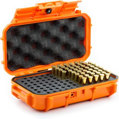 Evergreen Pistol Ammo Case Compatible with 5.7/9mm/.40/.380-100 Rounds Lockable USA Made